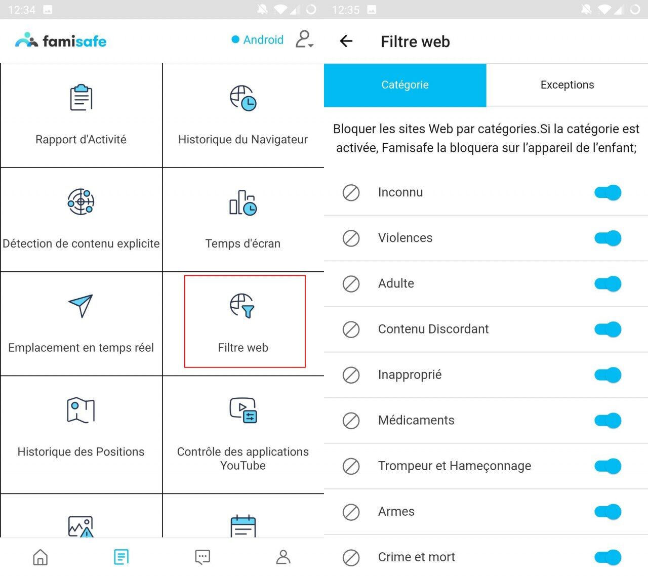 Famisafe L Application De Controle Parental Pour Android Et Iphone Le Parisien