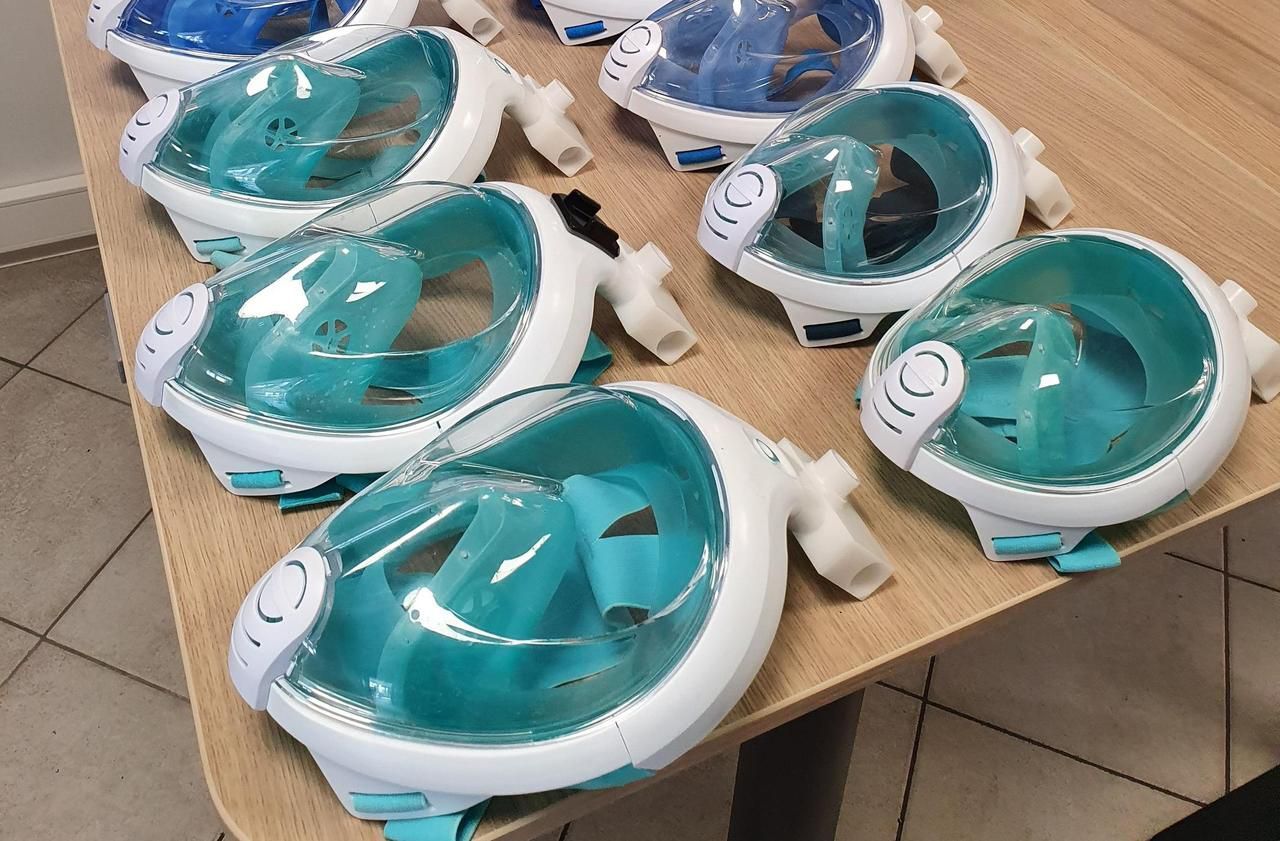 Les masques de snorkeling Decathlon sont-ils en test dans les hôpitaux ? -  L'Équipe