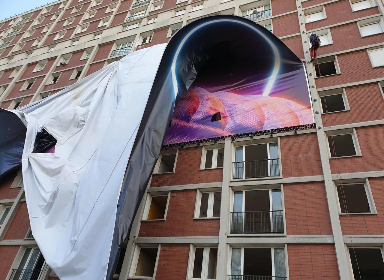 PNL s'affiche en poster géant dans la cité Gagarine à Ivry-sur