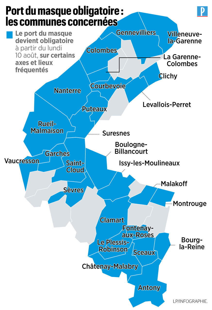 Hauts De Seine Durement Touche Par Le Covid 19 Le Departement Sortira Desormais Masque Le Parisien