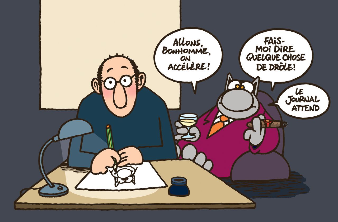 Cotés chat geluck tes toujours a Philippe Geluck,