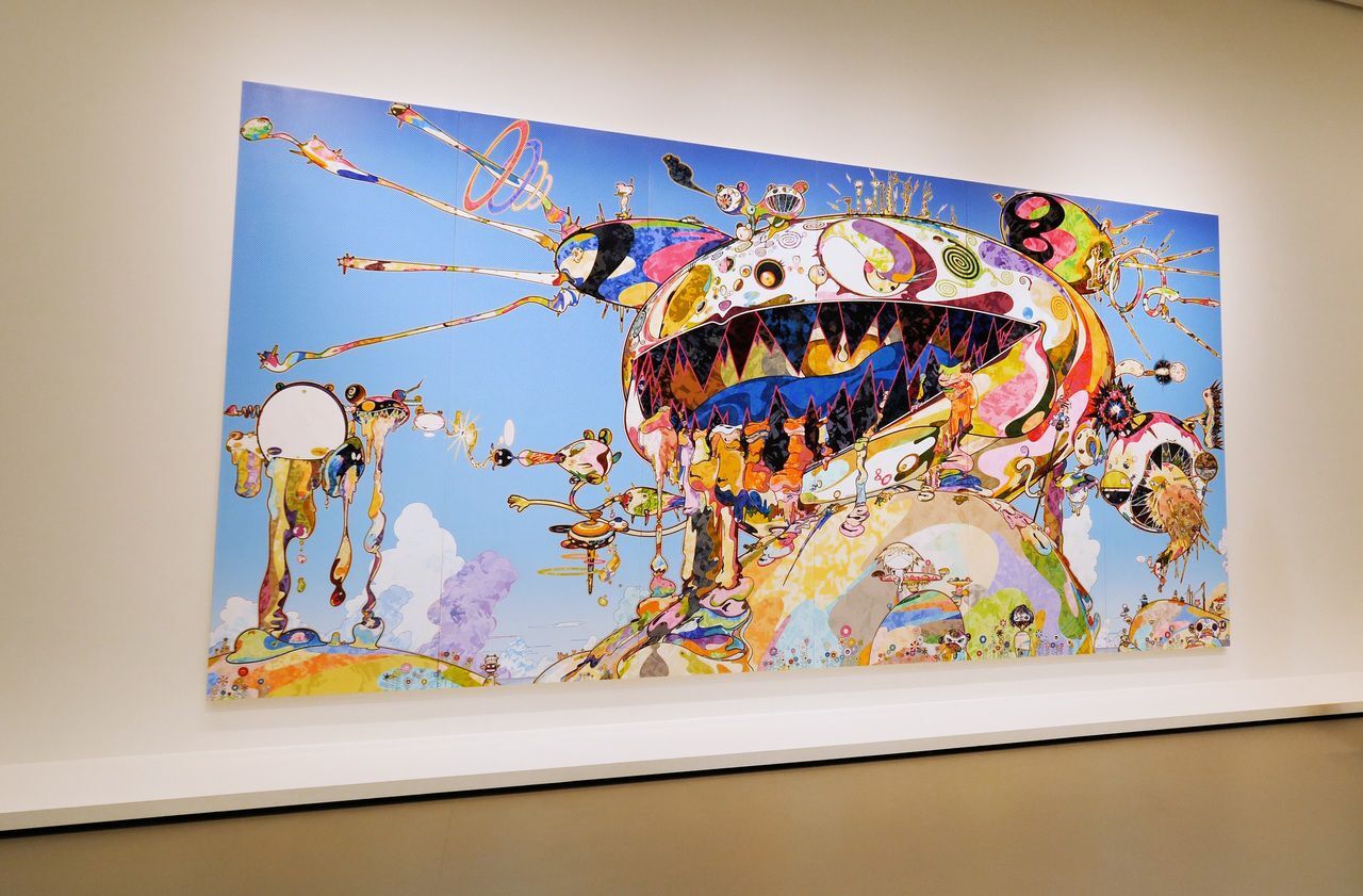 Opmærksomhed Bunke af enorm Murakami, star du pop art japonais à la Fondation Vuitton - Le Parisien