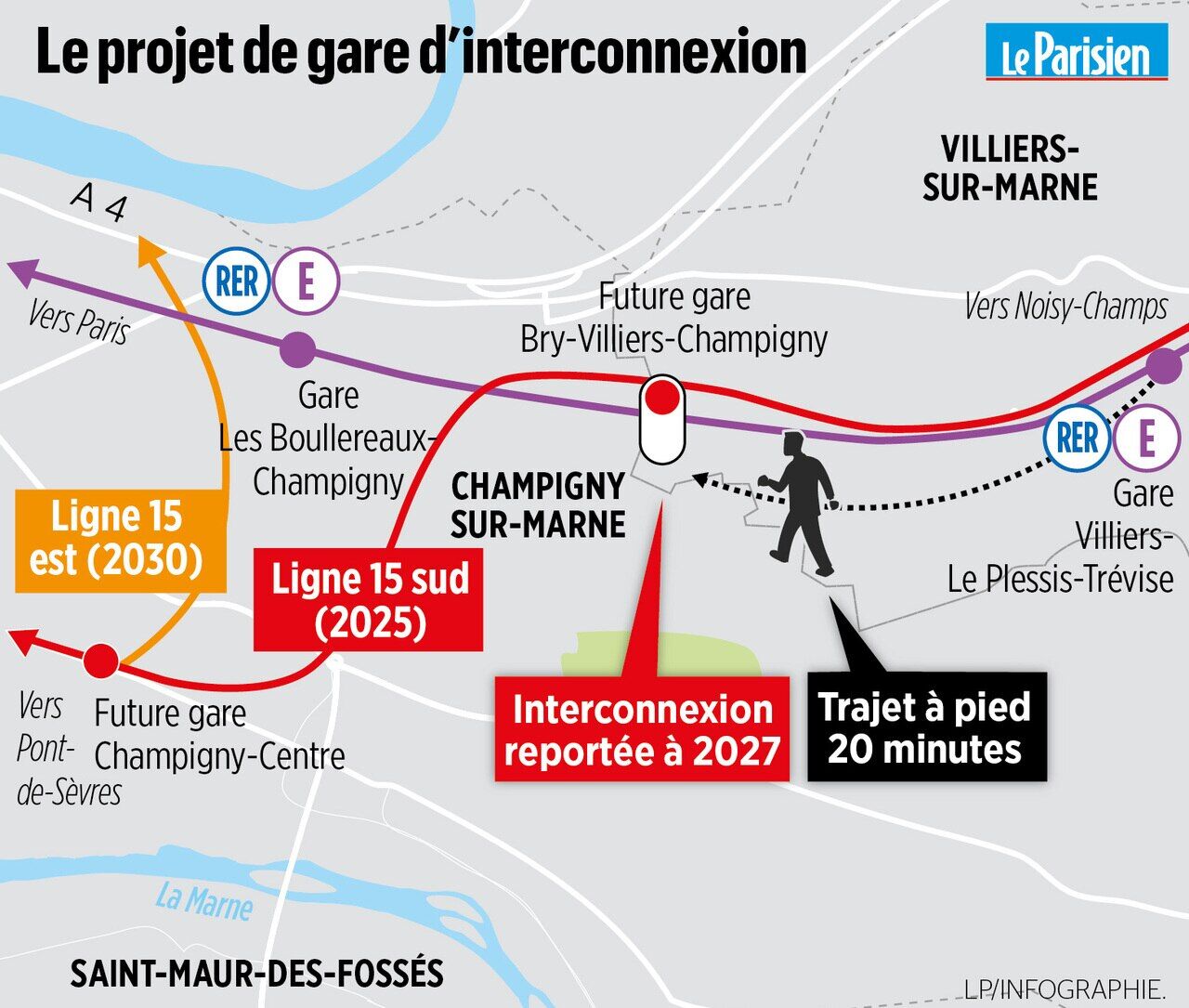 Grand Paris Express L Interconnexion Avec Le Rer Reportee A 27 A Bry Villiers Champigny Le Parisien