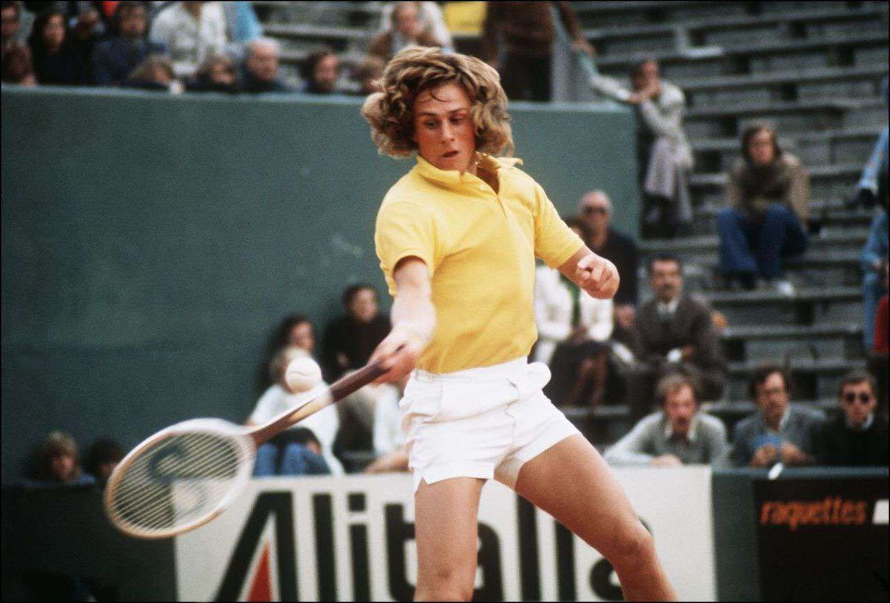 Perruque de joueur de tennis des années 80