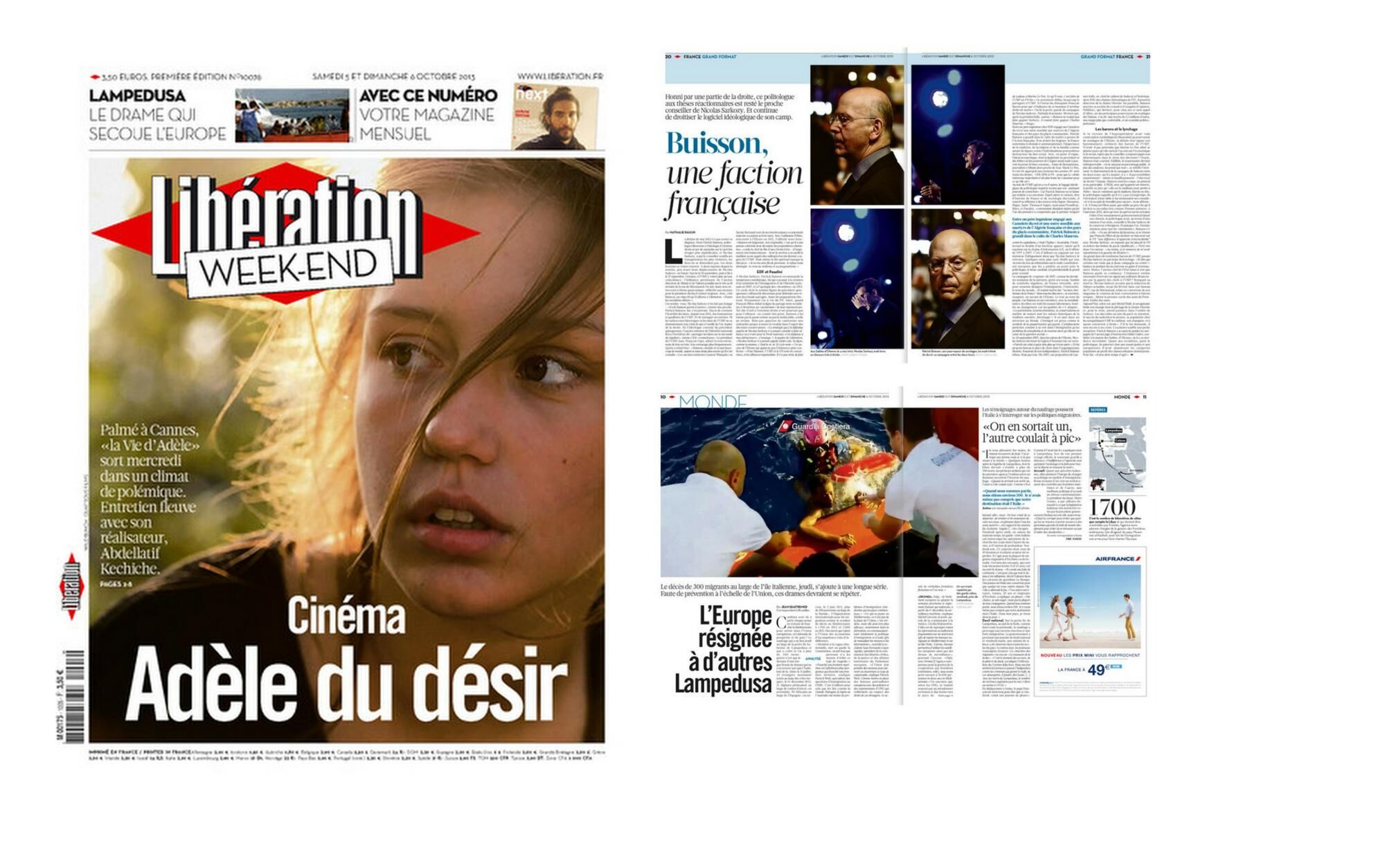 Au sommaire de Libé week-end – Libération