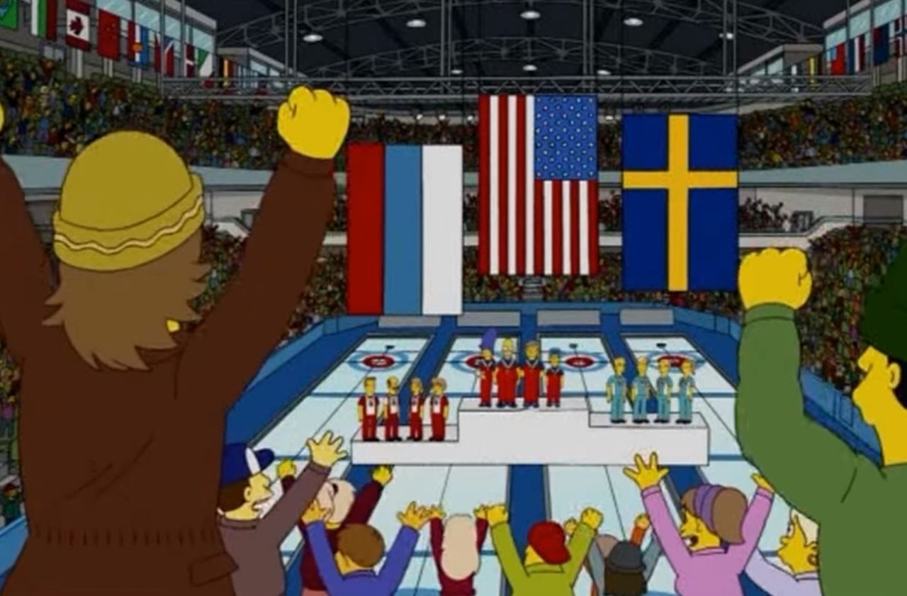 Jeux olympiques 2018 : les Simpson avaient prédit l'or des Américains en  curling - Le Parisien